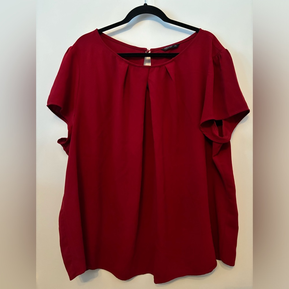 Burgundy Blouse
